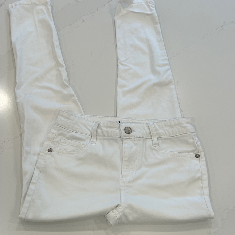 White Epic Thread Skinny Jeans
